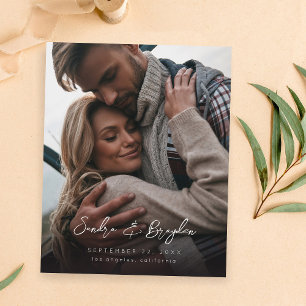 Begroting Foto V MOD Chic 8 Save the Date Flyer