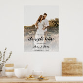 Begroting Fotorepetitie 's nachts eten Poster (Keuken)