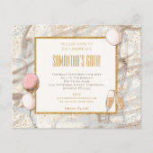 Begroting Glitter 60th Party Birthday Invitation (Voorkant)