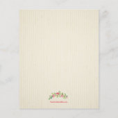 Begroting Greenery Kerstmis sparen de Datum (Achterkant)