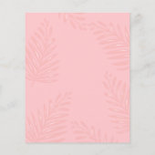 Begroting Groene Aloha Hawaii Tropical Gold Birthd (Achterkant)