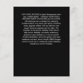 BEGROTING Gypsophila Mason Jar Modern Minimum WEDD Flyer (Achterkant)