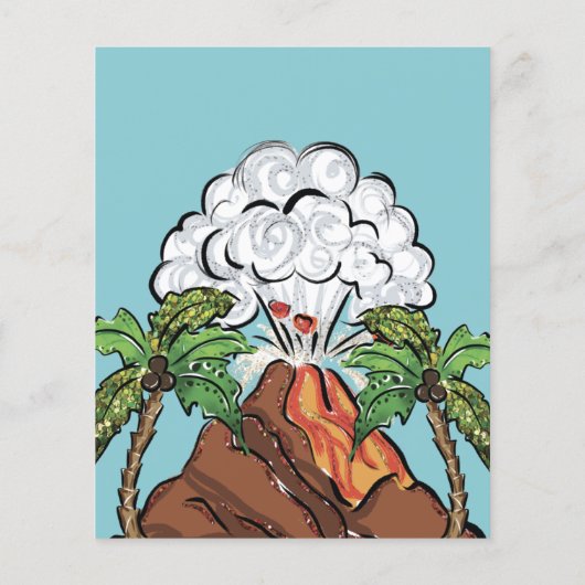 BEGROTING HEEFT EEN Blast Dinosaur-uitnodiging (Achterkant)