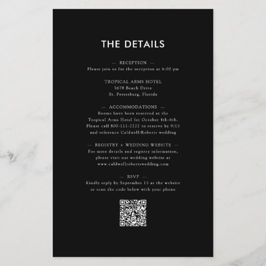 Begroting helemaal in één glitter op uitnodiging v (Achterkant)