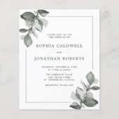 Begroting helemaal in één mosterd groene eucalyptu (Voorkant)