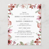 Begroting helemaal in één perzikenbloem huwelijksu (Voorkant)