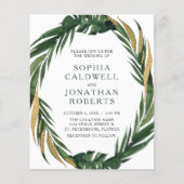 Begroting helemaal in één tropische uitnodiging to (Voorkant)