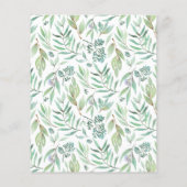 Begroting Hij is een eerste uitnodiging van één da (Achterkant)