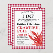 BEGROTING I DO Verloving Crawfish Party Invision (Voorkant / Achterkant)