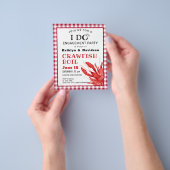 BEGROTING I DO Verloving Crawfish Party Invision Flyer (Hand)