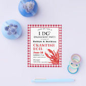 BEGROTING I DO Verloving Crawfish Party Invision Flyer (Enkel)