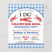 BEGROTING I DO Verloving Crawfish Party Invision Flyer (Voorkant)
