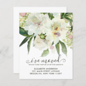 Begroting ik heb Floral Botanical Peony Moving (Voorkant / Achterkant)