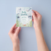 Begroting in het kader van het Baby shower van de  Flyer (Hand)