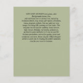 BEGROTING INVITATIES - ELK EVENEMENT - Herfstpompo (Achterkant)