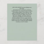 BEGROTING INVITATIES - ELK EVENEMENT - SAGE Samenv (Achterkant)