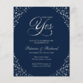 Begroting: ja uitnodiging van de Engagement Party (Voorkant)