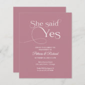 Begroting: ja, uitnodigingen van de Partij van de (Voorkant / Achterkant)