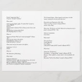 BEGROTING Katholieke Huwelijks Nuptiale Mis Progra (Achterkant)