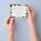 Begroting kerstfeestdag flyer (Hand)