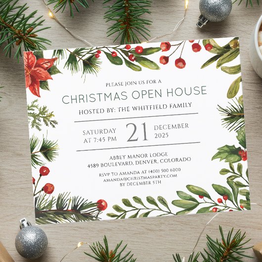 Begroting kerstfeestdag flyer