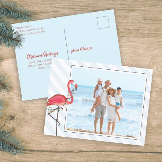 Begroting kerstfeestdag foto feestdagenkaart