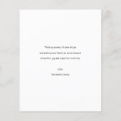 Begroting kerstfeestdag - Fotokaart Flyer (Achterkant)