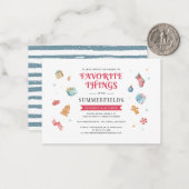 Begroting kerstfeestdag jaargeefster notitiekaartje (Voorkant / Achterkant in situ)