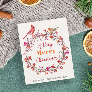 Begroting kerstmis met roestrijke kerkfeestkaart