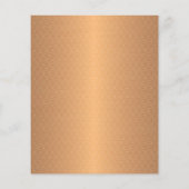 Begroting klassieke goudbruine bruinbruin RSVP Flyer (Achterkant)