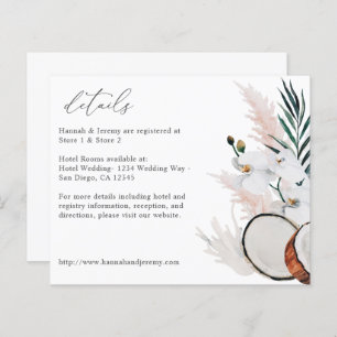 Begroting Kokosnoot Koraal - Witte Florence - Gege