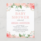 Begroting Koral Floral Baby shower (Voorkant)