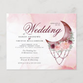 Begroting, maar prachtige Roestische maan Mandala (Voorkant)