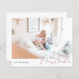 Begroting Merry Kerstmis Modern Minimalistische Fo