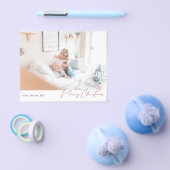 Begroting Merry Kerstmis Modern Minimalistische Fo Flyer (Enkel)