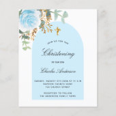 Begroting met eucalyptusblauw (Voorkant)