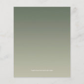 Begroting Misty Forest Birthday-uitnodigingen (Achterkant)