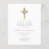 Begroting Modern Floral Cross First Community (Voorkant)