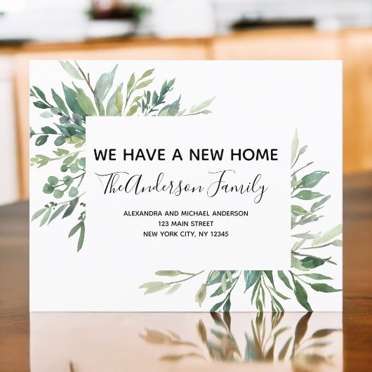 Begroting Moving Announge Eucalyptus Greenery