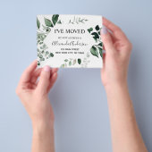 Begroting Moving Announge Eucalyptus Greenery Flyer (Hand)