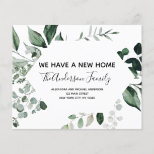Begroting Moving Announge Eucalyptus Greenery Flyer