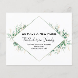 Begroting Moving Announge Eucalyptus Greenery Flyer