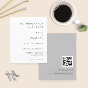 Begroting Niets Fancy Net Love QR Code Save Date