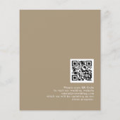 Begroting Niets Fancy Net Love QR Gold Save Date (Achterkant)