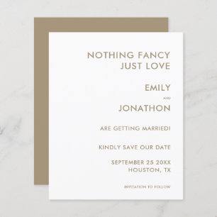 Begroting Niets Fancy Net Love QR Gold Save Date