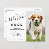 Begroting nieuw pakket We hebben Puppy Dog Announc (Voorkant / Achterkant)