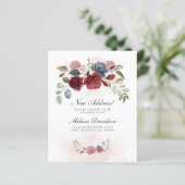 Begroting Nieuwe Aankondiging Floral Moving (Staand voorkant)