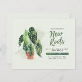 Begroting Nieuwe adreswijziging Aankondiging (Voorkant / Achterkant)