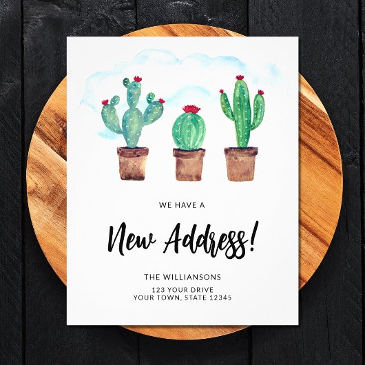 Begroting Nieuwe adreswijziging Aankondiging Flyer