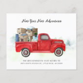 Begroting nieuwjaar Bewegingsadresaankondiging (Voorkant)